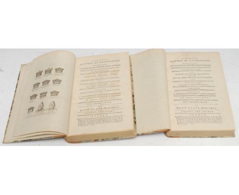 Clark (Hugh, Heraldic Engraver), A Concise History of Knighthood [...], The whole imbellished (sic) with 82 Copper Plates [..