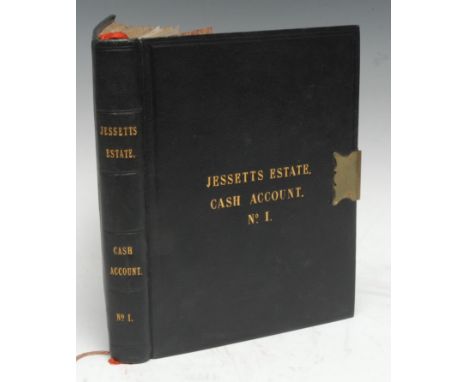 London, Land Ownership and Finance from the Reigns of Queen Victoria to George V - Jessetts Estate, Cash Account, No. 1, neat
