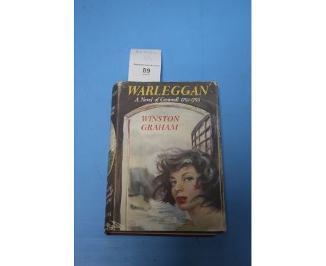 WINSTON GRAHAM - 'WARLEGGAN A Novel of Cornwall 1792-1793', first edition published by Ward Lock &amp; Co. Ltd. 1953, with du