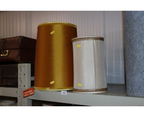 Two lamp shades