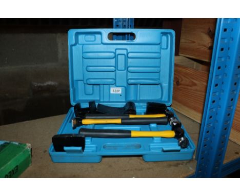 A quantity of hand tools in fitted plastic case 