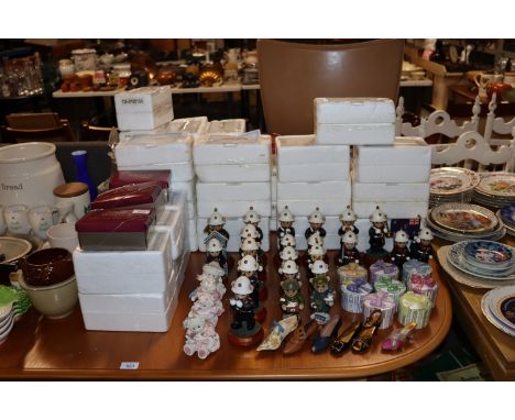 A quantity of Hamilton Collection figures, Promise Bears Collection figures, porcelain trinket boxes etc. some with original 