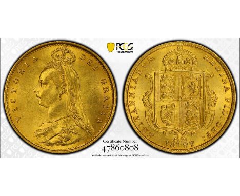 UNITED KINGDOM. Victoria, 1837-1901. Gold half-sovereign, 1887. London. Imperfect J DISH L508. The issues the mint encountere
