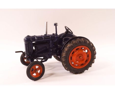 A Chad Valley die cast Fordson Major tractor, replacement exhaust