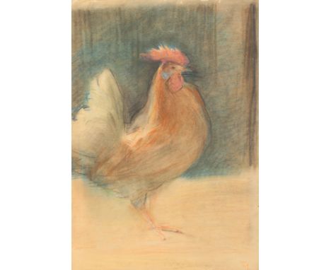 Theo van Hoytema (1863-1917) Haan pastel, gesign. met monogram r.o., 39,5 x 27,5 cm. [1]