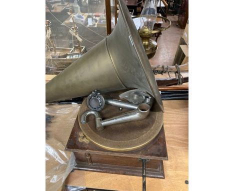 A group of record player parts as per photograph, possibly incomplete
