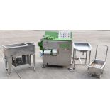 1 x Comat Unica FV5 2018 Mozzarella Production Machine With Mobile Drainer, Transport Trolley,
