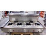 1 x ACK Manufacturing INDUCTION WOK For Commercial Kitchens - Dimensions: H83 x W218 x D97 cms