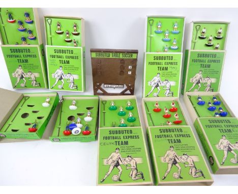 Various Subbuteo Express Team boxes, etc., to include figures for Queens Park Rangers comprising of four players and two goal