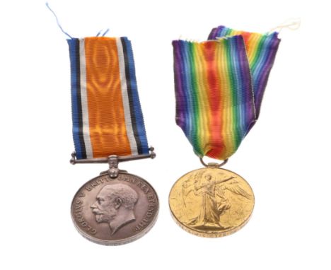 WW1 Medal Pair 3326 awarded to Pte. S.J Cootes Welsh Guards.