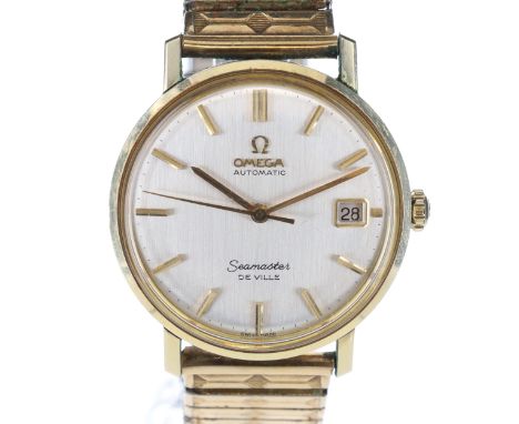 Omega - Seamaster De Ville Vintage Watch. Omega Cal. Automatic movement. Case is made from stainless steel & Rolled Gold w/ S