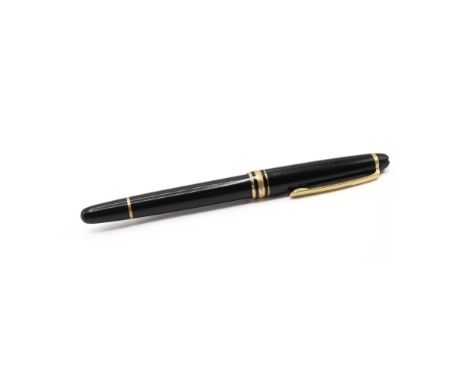 Montblanc - Meisterstuck Black Cased Rollerball Pen, Serial - XS132233. The pen is untested and sold without refill. It has s