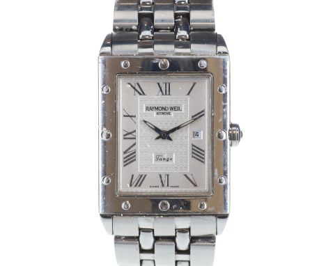 Raymond Weil - Tango Steel Quartz Watch. ETA quartz movement. Reference Number - 5381.Case made from stainless steel with a f