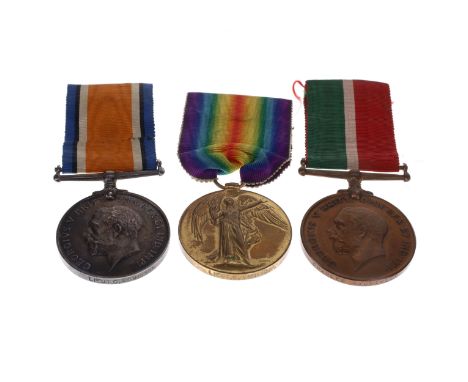WW1 Officers Medal Group Pair awarded to Lieut C.A Whincop. Mercantile Marine Named Charles A. Whincop.