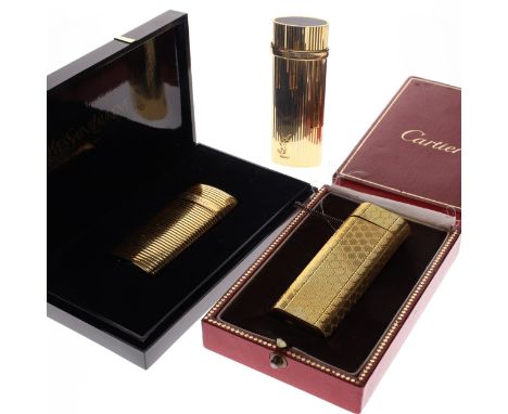 Lighter Collection consisting of 3 pieces inc. YSL, Cartier. The lighters all require repair, general maintenance and would b