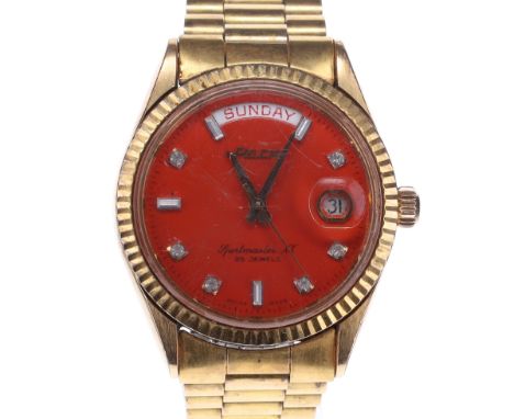 Felca - Vintage Sportmaster XX Automatic Watch. ETA Cal. 2834-2 25 jewel automatic movement. Case and bracelet made from gold