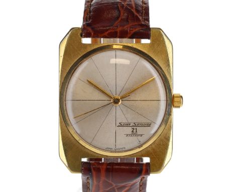 Seiko - Vintage Skyliner 21 Hand Wind Dress Watch. Seiko Cal. 6220B 21 jewel hand wind movement. Case back reference code: 62