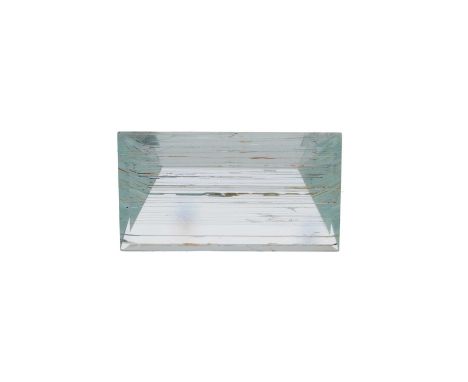 A rectangular-shape aquamarine, weighing 36.60ct, measuring approximately 27.5 by 17.3 by 11.4mm, currently loose from mountO