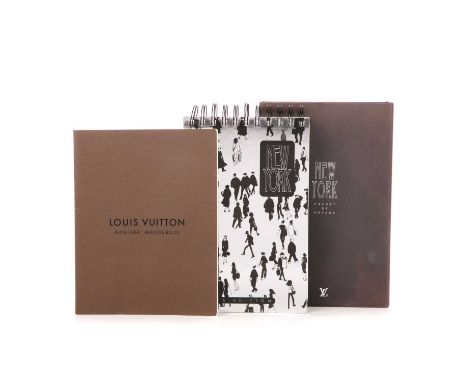 Louis Vuitton, a Carnet de Voyage New York notebook and address book, the notebook with spiral flip-top closure, featuring va