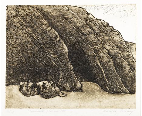 Veronica Bolay RHA (b.1941)Sea Rock Etching, 27.5 x 32cm Signed and numbered 9/15