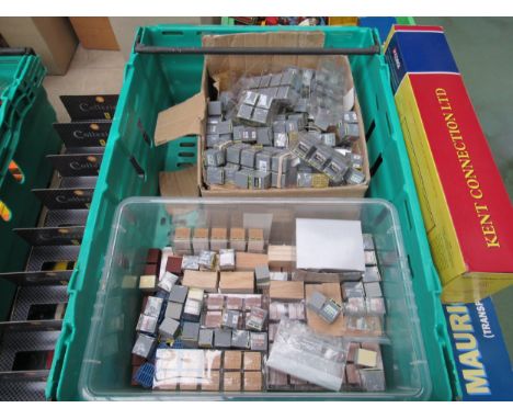 A box of 1:50 scale model haulage loads including WSI Collectibles 