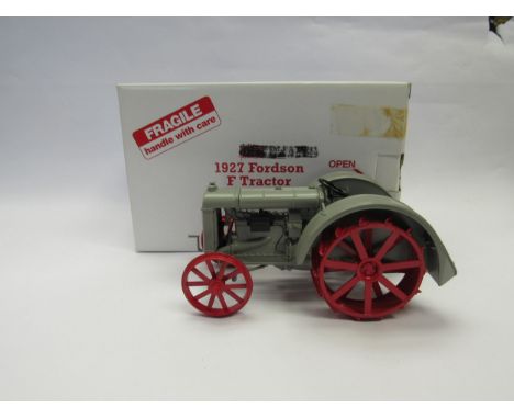 A Danbury Mint 1:16 scale diecast 1927 Fordson F Tractor, boxed with certificate of authenticity, writing in pen to box 