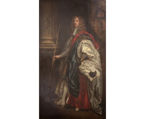 Sir Peter Lely & Studio of Sir Peter Lely (1618 - 1680)"Portrait of James Butler, the First Duke of Ormonde 1610 - 1688," O.O