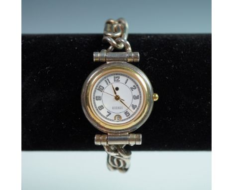 Ecclissi bracelet watch crafted in a blend of sterling silver and stainless steel, offering a refined and sophisticated appea
