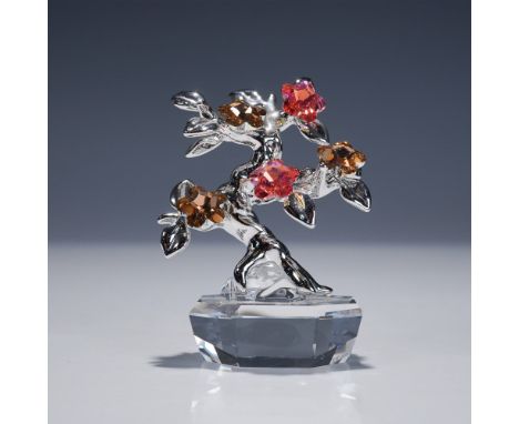 Swarovski Crystal Memories figurine depicting a bonsai tree, issued as part of the "Flower Dreams" collection. The piece feat