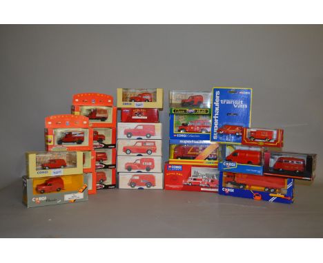 A quantity of Postal Service diecast model vehicles by Corgi, including items from their 'Vanguards', 'Superhaulers' and  'Mo