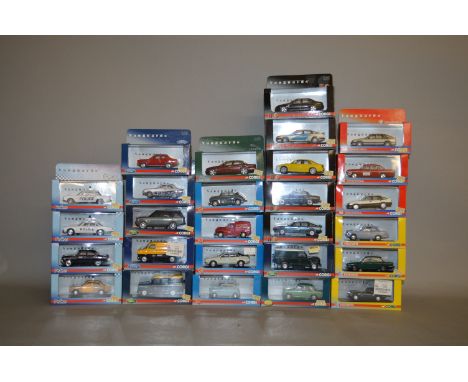 27 x Corgi Vanguards diecast models, includes Ford, Land Rover, etc. Boxed and appear E.