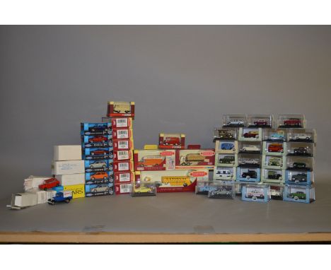 Quantity of mostly smaller scale diecast models, includes Trackside and Oxford. Boxed.(approx. 53)