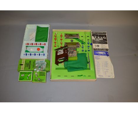 A mixed lot of boxed Subbuteo items including Continental Club Edition, Top Scorer and three bagged Cricket figures. (8)