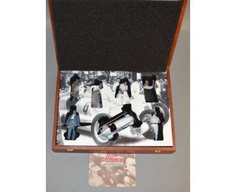 A cased Schuco set, Art No. 01004 Studio Mercedes Benz 1936 with figures, certificate states it to be a limited edition of 10