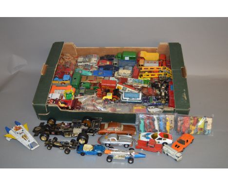 Good quantity of unboxed and playworn Corgi diecast models.