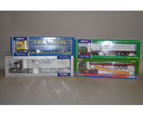 Four Corgi 1:50 scale diecast models: CC11805; CC13708; CC12913; CC12812. All boxed. (4)