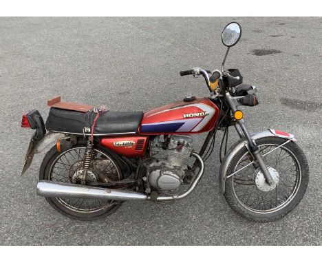 VINTAGE MOTORCYCLE - Honda CG125 CDI, Registration Y768 EJR, with paperwork