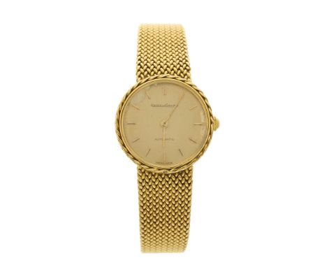 Jaeger-LeCoultre, an 18ct gold bracelet watch, reference 8000 21, signed automatic movement, serial 2301538, Swiss convention