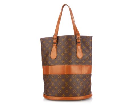 Louis Vuitton, French Company vintage bucket handbag, designed with the traditional features of the French Company period, cr