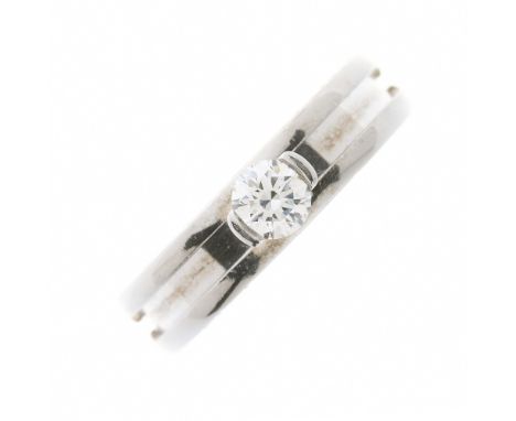 Bulgari, an 18ct gold brilliant-cut diamond B.Zero1 single-stone ring, diamond laser inscribed GIA 6231143528, corresponding 