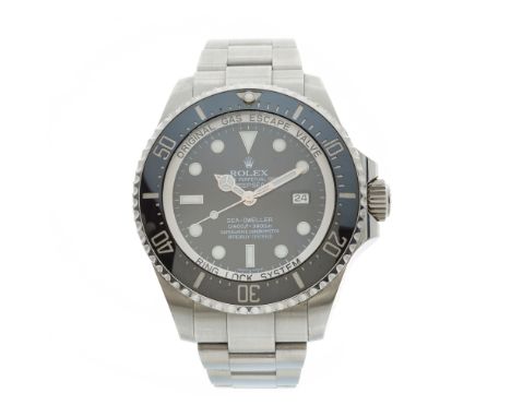 Rolex, a stainless steel Oyster Perpetual Date Deepsea Sea-Dweller bracelet watch, circa 2008, reference 116660, signed autom