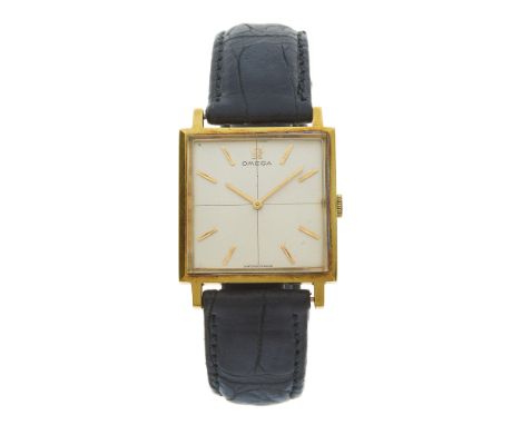 Omega, a gold plated and stainless steel wrist watch, reference 111.024, signed manual wind movement calibre 620, serial 2457