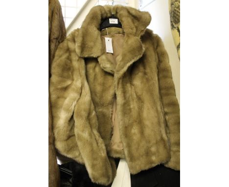 Lady's faux fur jacket.