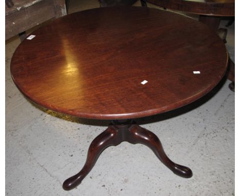 Early 19th Century mahogany bird cage tripod table.