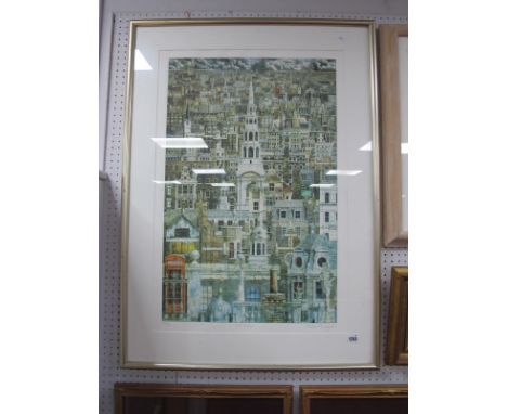 AFTER ANDREW INGAMELLS (b.1956) *ARR Lost London, limited edition print 261/300, signed and titled by the artist in pencil in