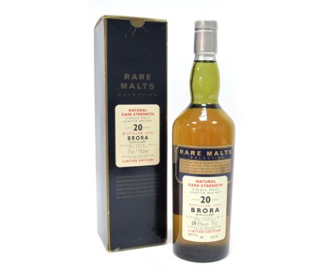 Whisky - Rare Malts Selection Natural Cask Strength Single Malt Scotch Whisky Brora Distillery Aged 20 Years, Distilled 1975,