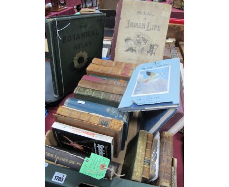 A Box of Mainly Antiquarian Books on Natural History, to include: Goldsmiths Animated Nature, vols I and II, Natural History 