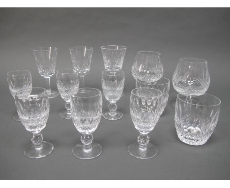 A Part Suite of Waterford 'Colleen Encore' Glassware, comprising; two tumblers, two brandy glasses and six sherry glasses, an