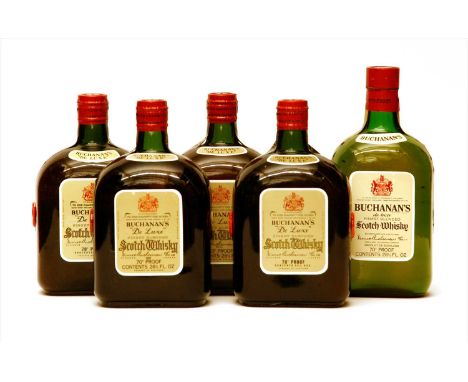 Buchanan's, De Luxe, Scotch Whisky , five bottles (each boxed)