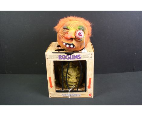 Original boxed Mattel Boglins Dwork along with Axlon Rude Ralph Ball Head Toy (2) 